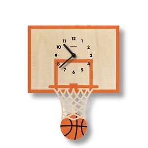 Pendulum basketball clock
